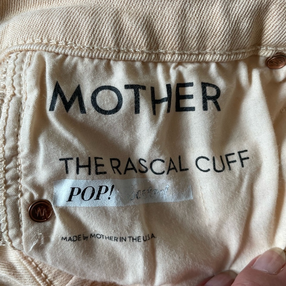 MOTHER “The Rascal Cuff” Jeans 25 - Picture 8 of 9